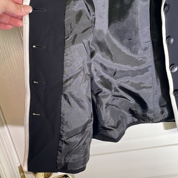 Talbots Classic Button-Up Blazer Petites Woman’s Size 4 Long Sleeve - Picture 9 of 12